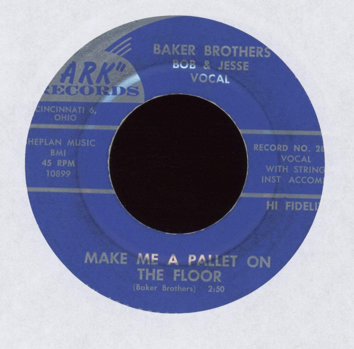 Baker Brothers - Make Me A Pallet On The Floor on Ark Hillbilly Bop 45