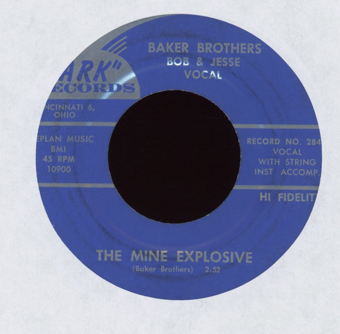 Baker Brothers - Make Me A Pallet On The Floor on Ark Hillbilly Bop 45