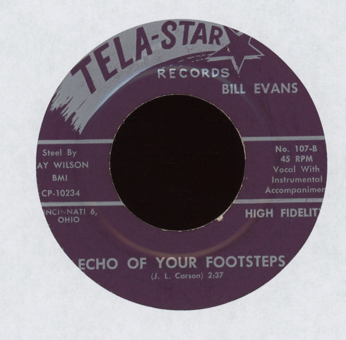 Bill Evans - Chained To A Memory on Tela-Star Country 45