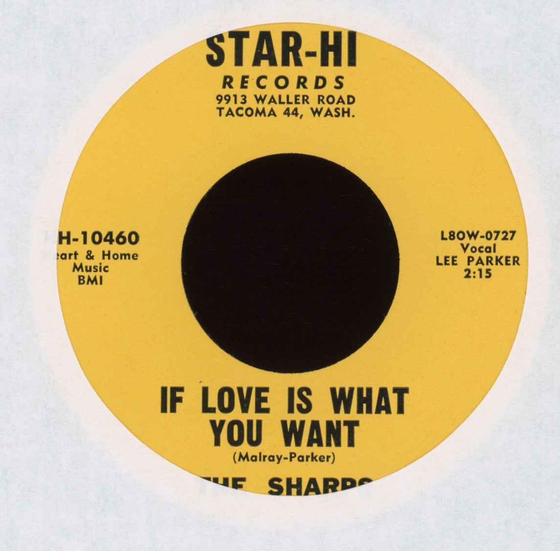 The Sharps - Double Clutch on Star Hi Instro Rocker 45