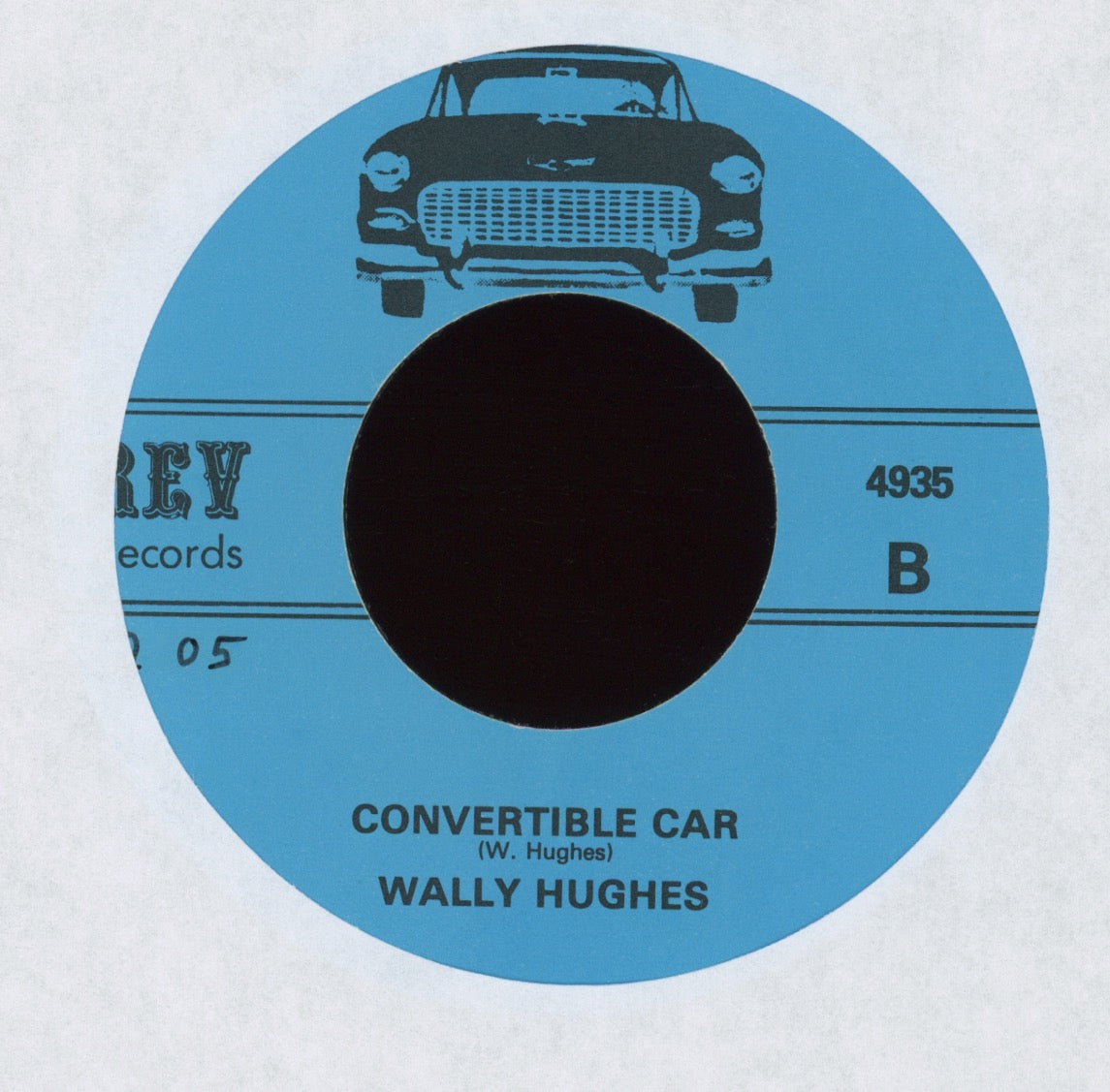 Tommy Lam / Wally Hughes - Speed Limit / Convertible Car on REY Reissue Rockabilly 45