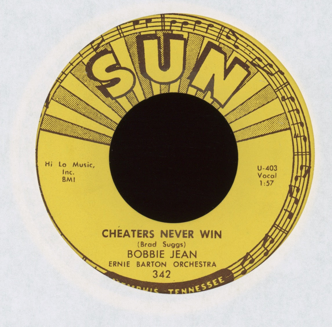 Bobbie Jean - You Burned The Bridges on Sun Country 45