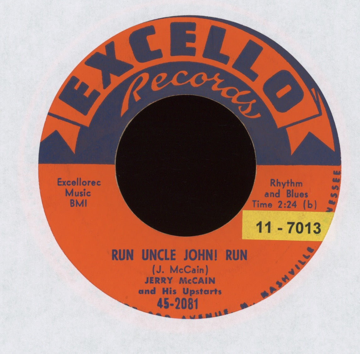 Jerry McCain And His Upstarts - Things Ain't Right on Excello Blues 45