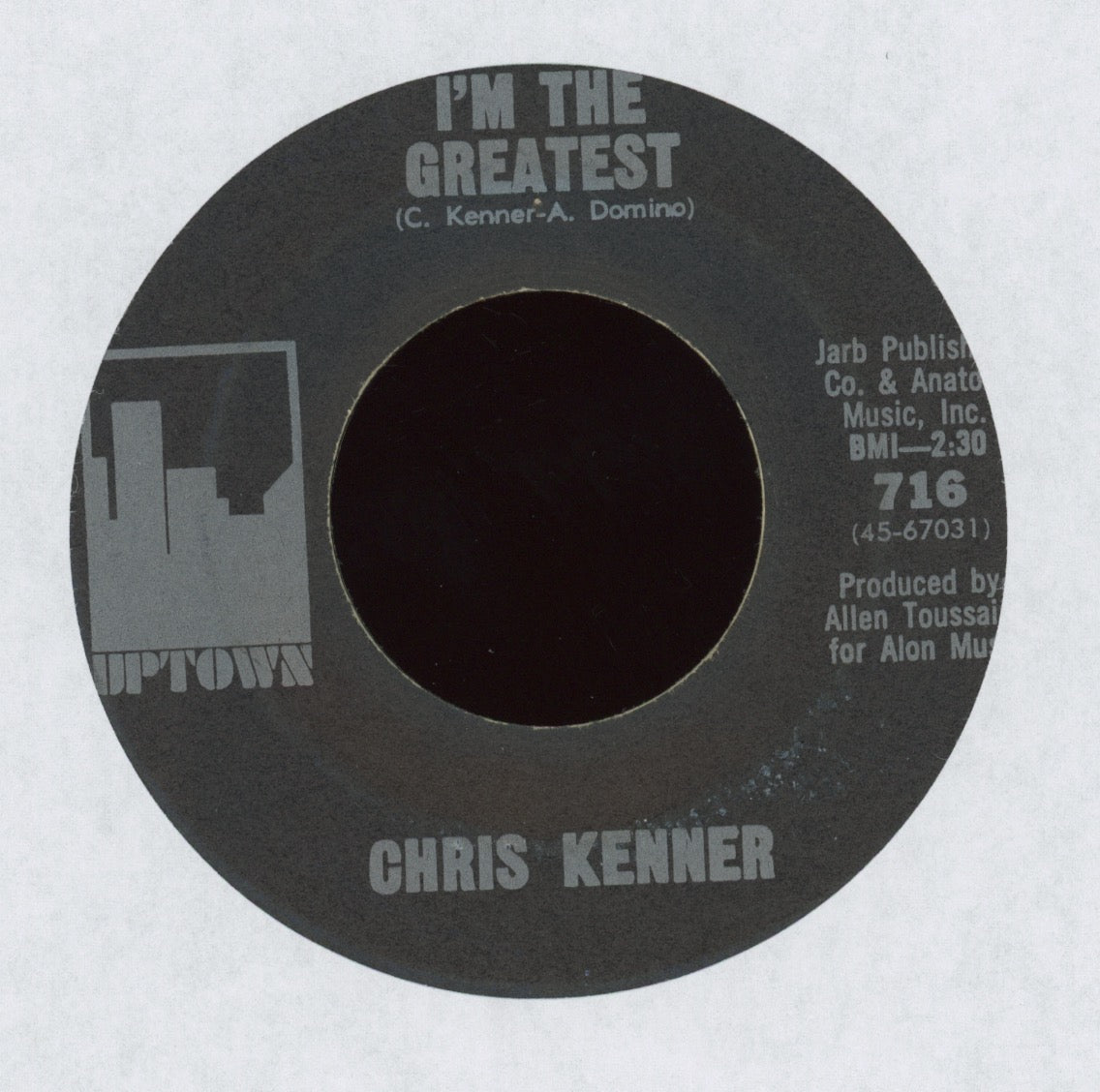Chris Kenner - I'm The Greatest on Uptown Funk 45