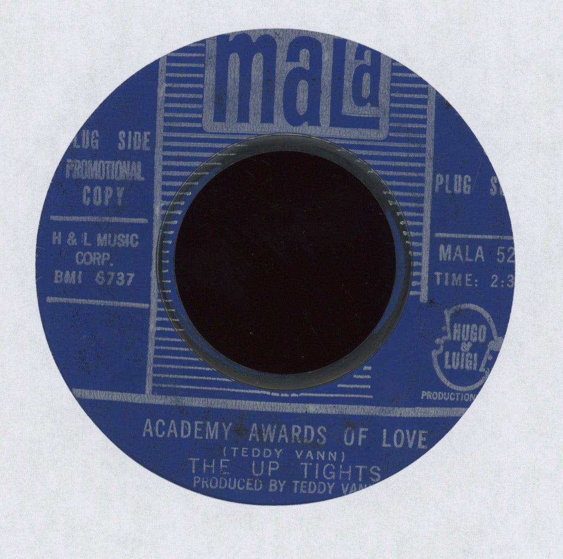 The Uptights - Academy Awards Of Love on Mala Promo Northern Soul 45
