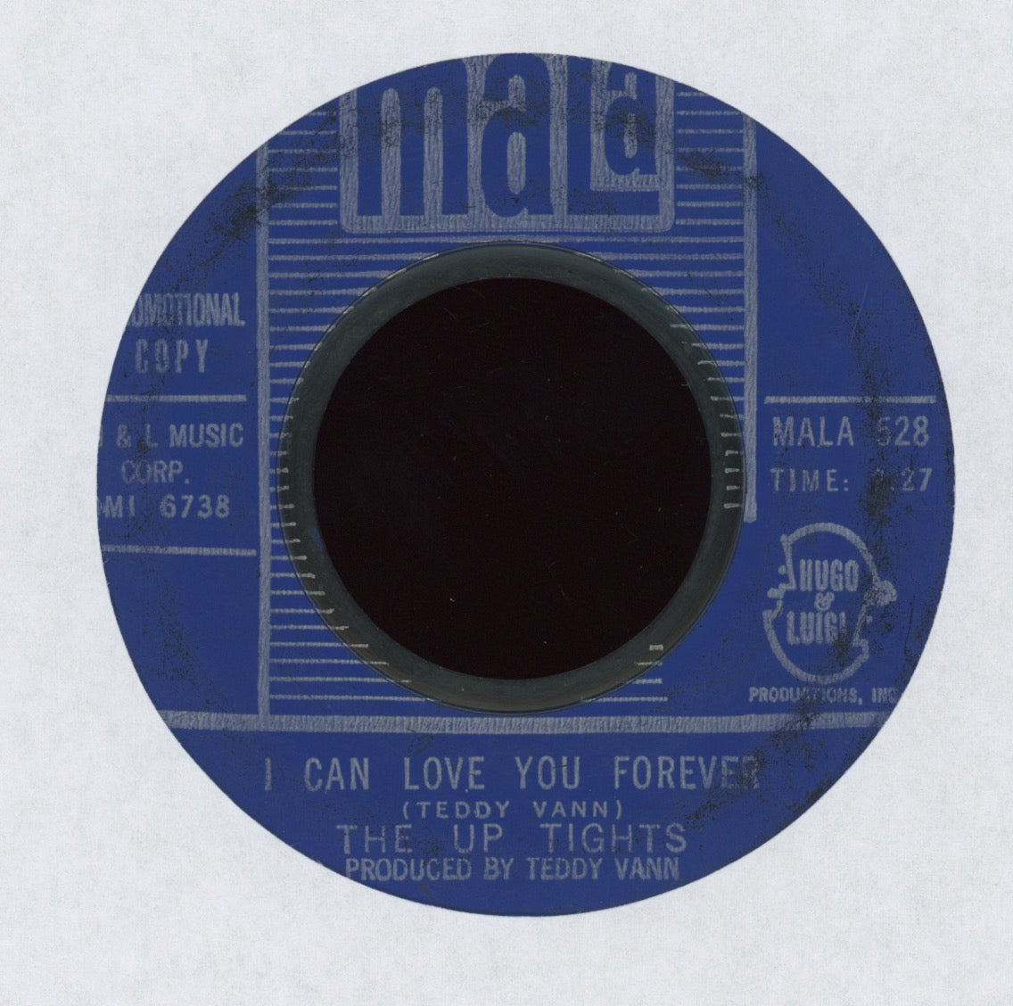 The Uptights - Academy Awards Of Love on Mala Promo Northern Soul 45