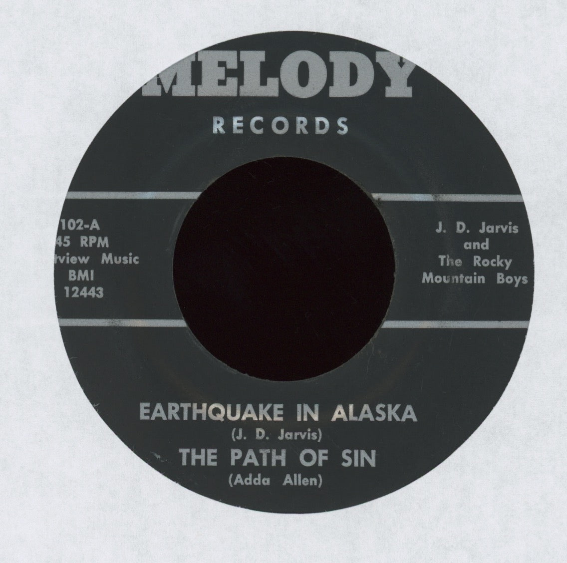 J. D. Jarvis & The Rocky Mountain Boys - The Rocket Ship Song on Melody Bluegrass Gospel EP 45