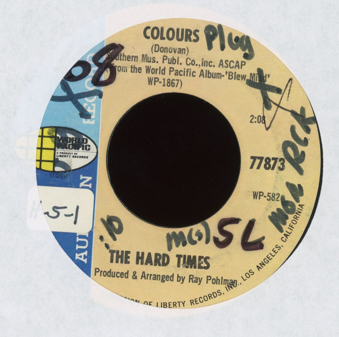 The Hard Times - Blew Mind on World Pacific Promo Psych 45