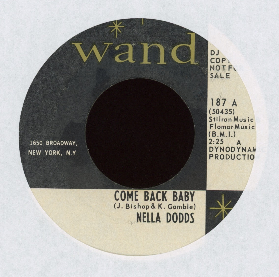 Nella Dodds - Come Back Baby on Wand Northern Soul 45