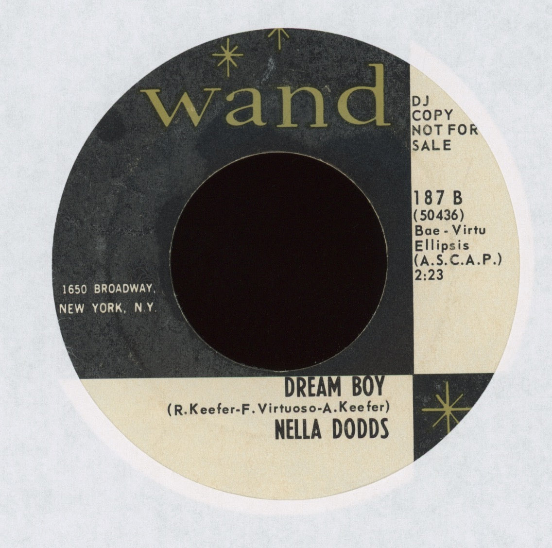Nella Dodds - Come Back Baby on Wand Northern Soul 45