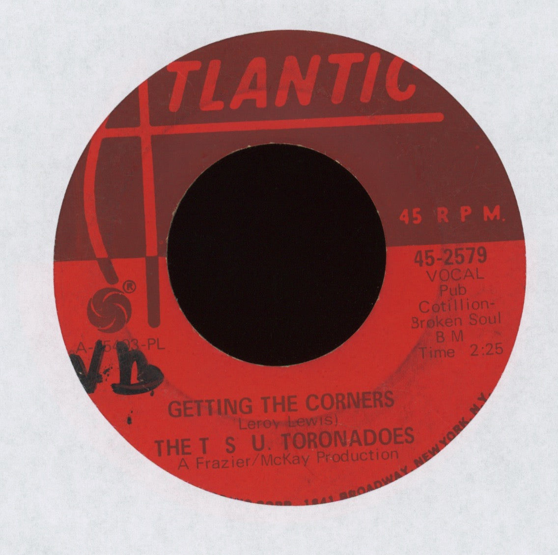 The T.S.U. Toronadoes - What Good Am I? on Atlantic Crossover Soul 45
