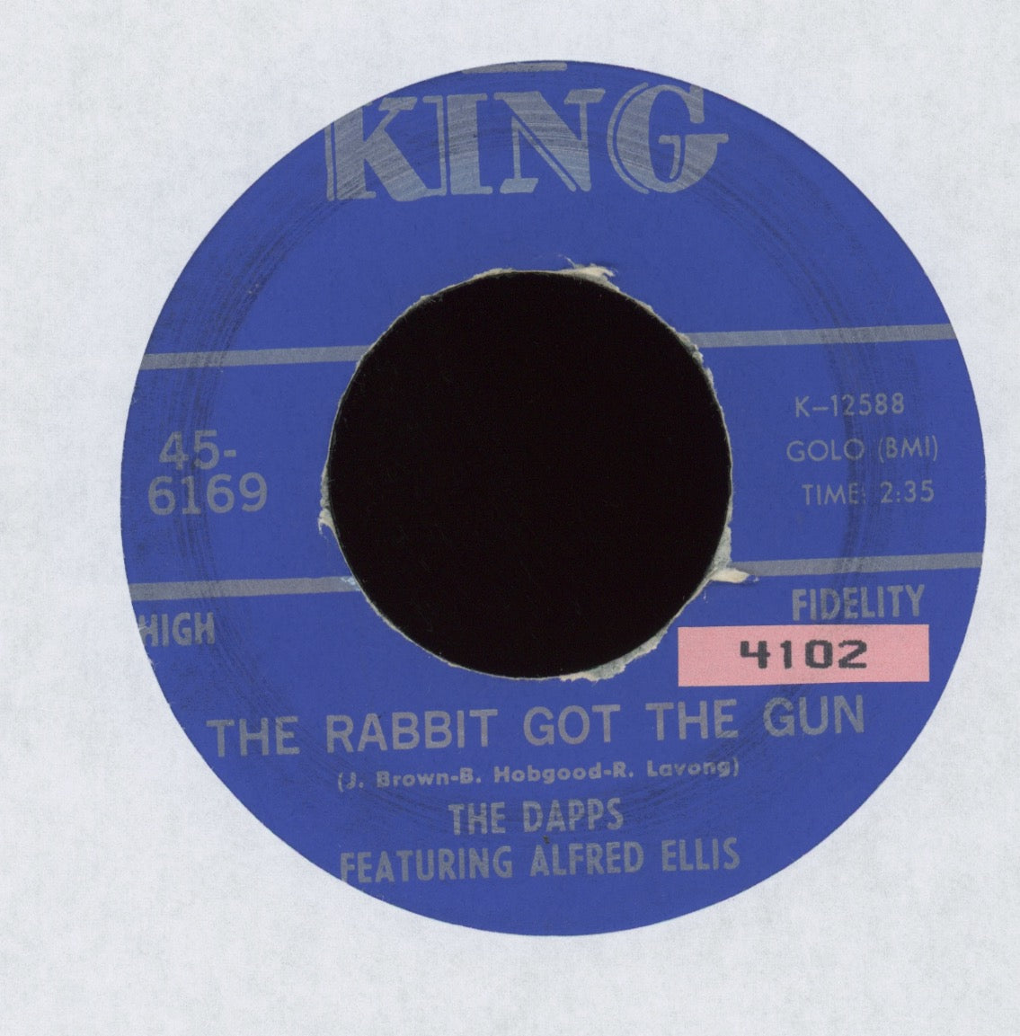 The Dapps - There Was A Time on King Funk 45