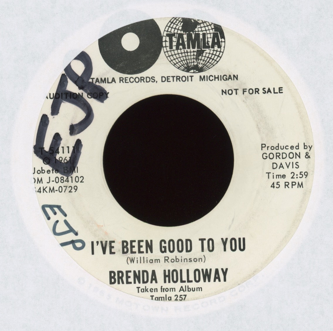 Brenda Holloway - When I'm Gone on Tamla Promo Northern Soul 45