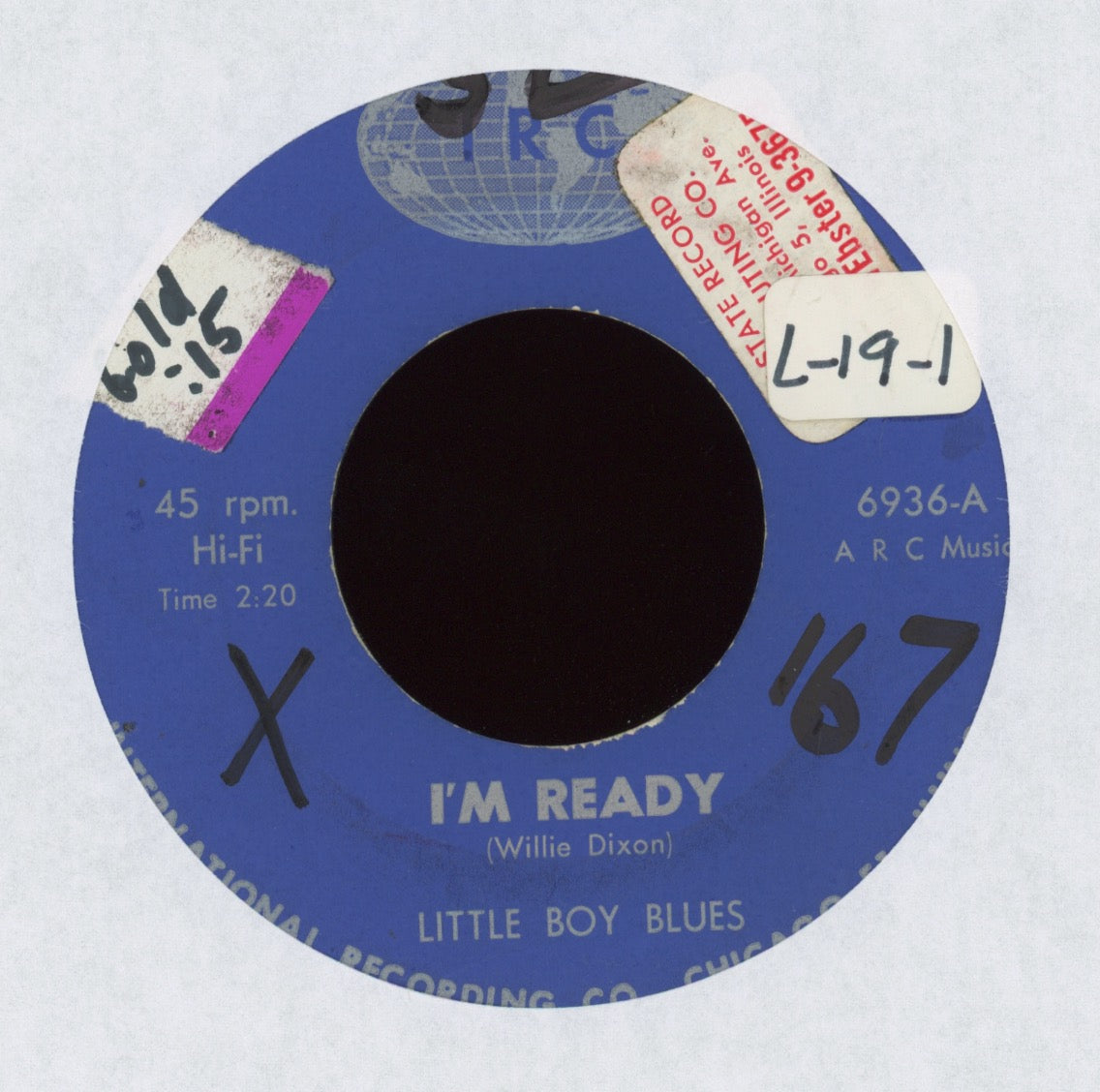 The Little Boy Blues - I'm Ready on IRC Garage 45