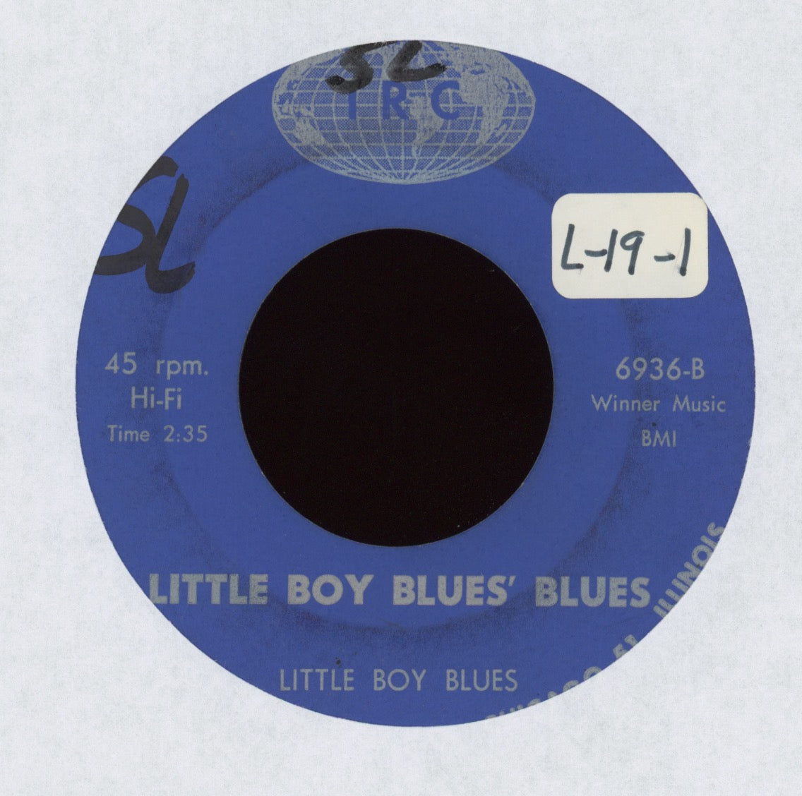 The Little Boy Blues - I'm Ready on IRC Garage 45