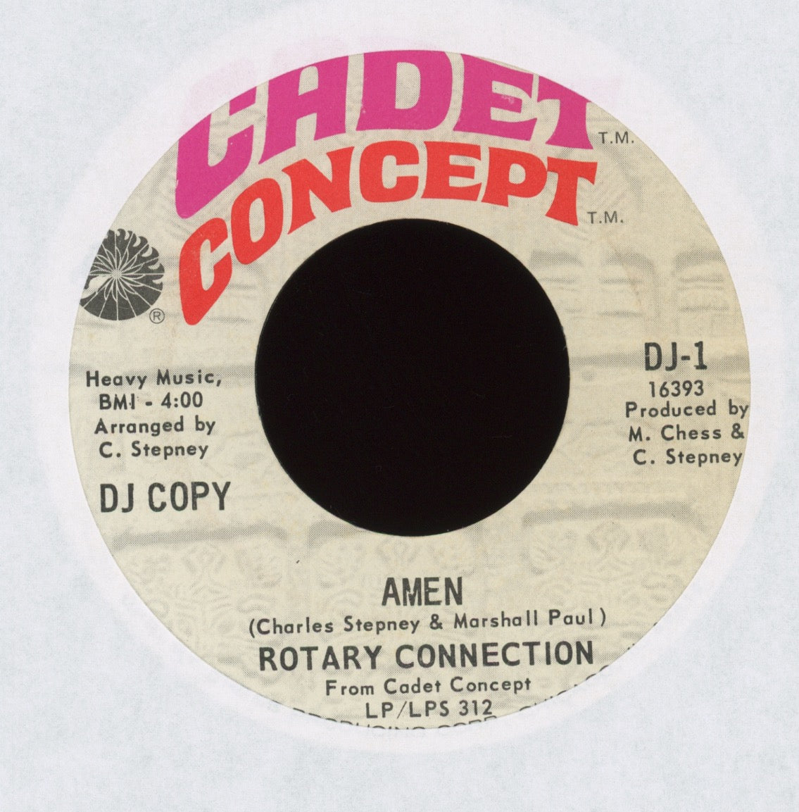 Rotary Connection - Amen on Cadet Concept Promo Psych Soul Funk 45