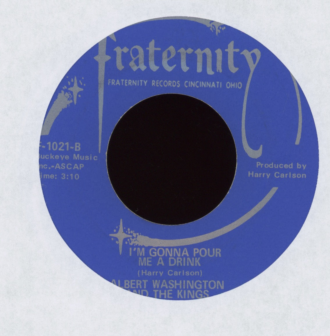 Albert Washington And The Kings - Hold Me Baby on Fraternity Funk 45