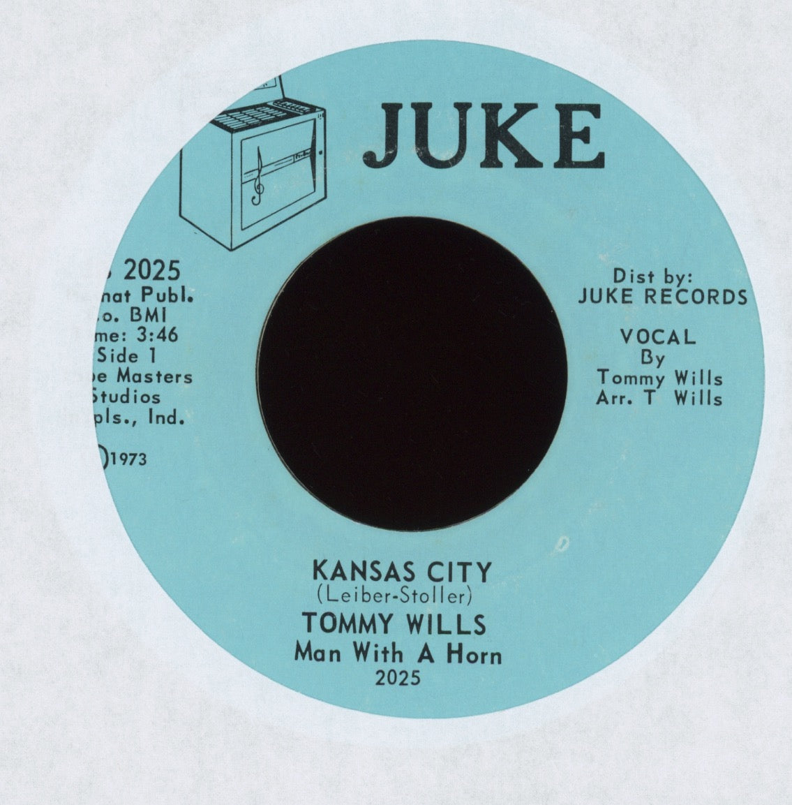 Tommy Wills - K.C. Drive on Juke Funk 45