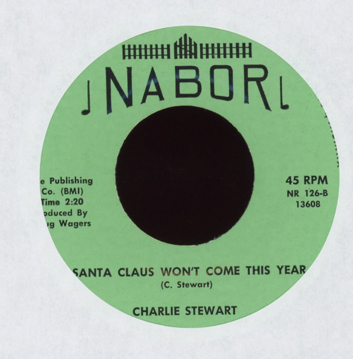 Charlie Stewart - Haunted House No. 2 on Nabor Halloween Country Bop 45