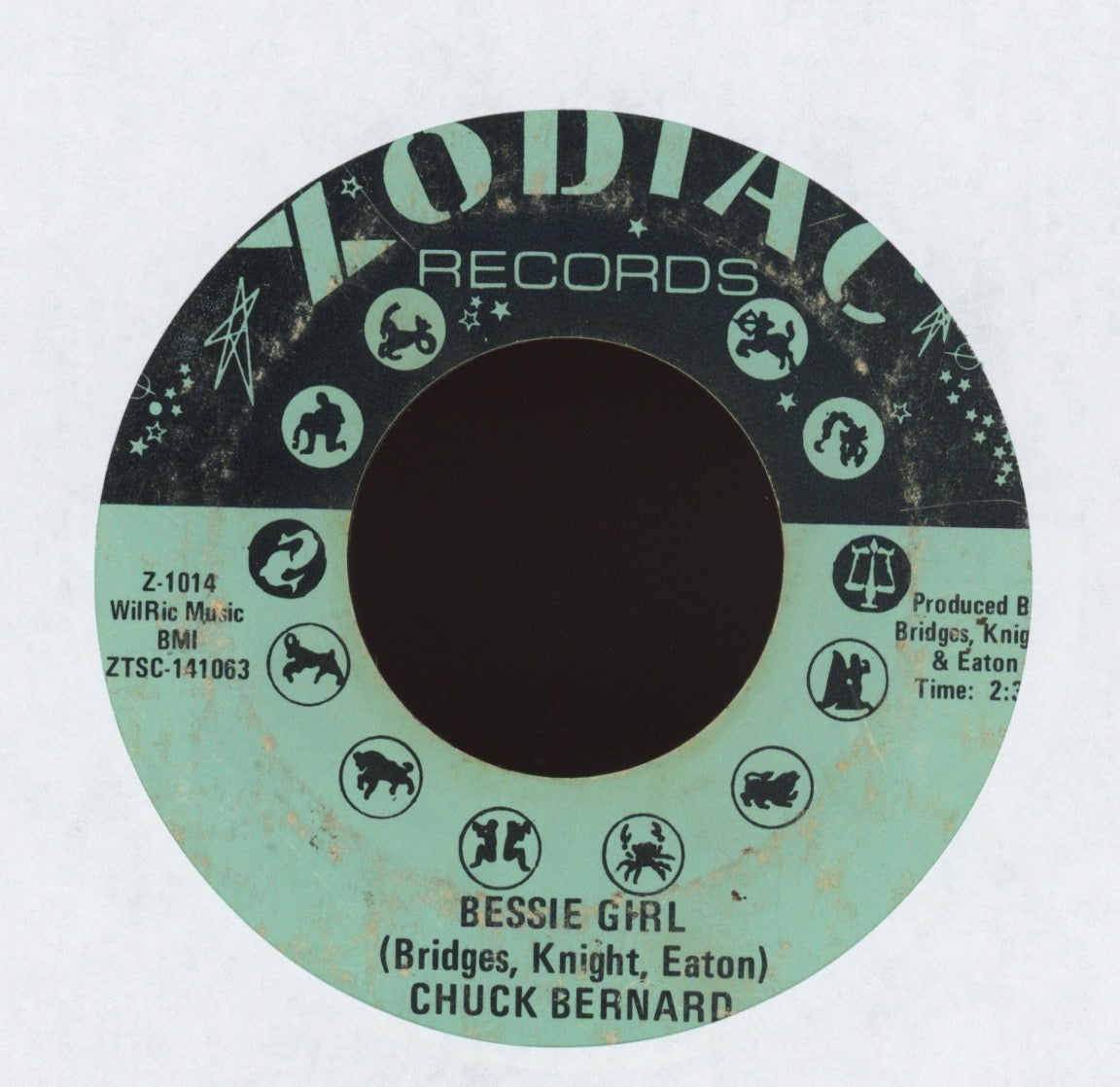 Chuck Bernard - Bessie Girl on Zodiac Soul Funk 45