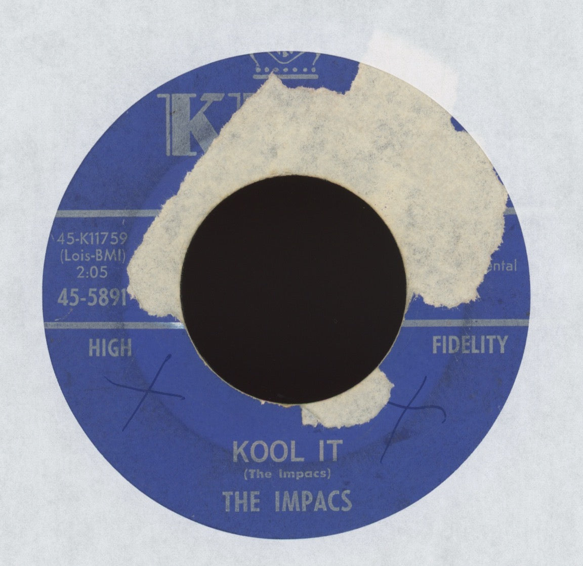 The Impacs - Kool It on King Instro Rockabilly Surf 45