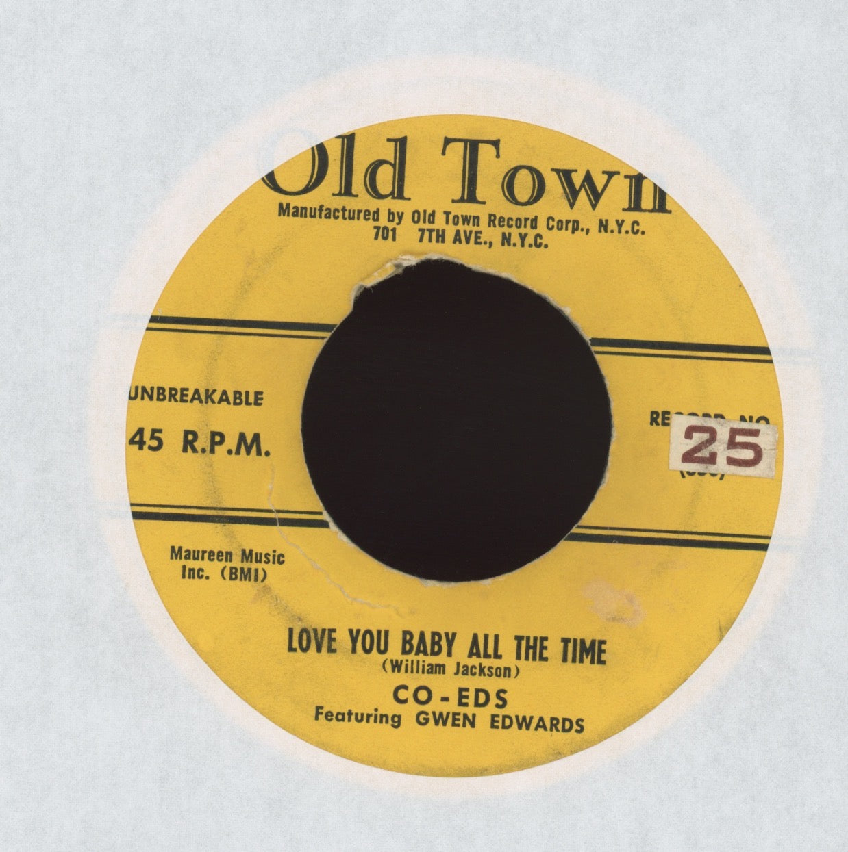 Co-Eds - I Beg Your Forgiveness on Old Town R&B Doo Wop 45