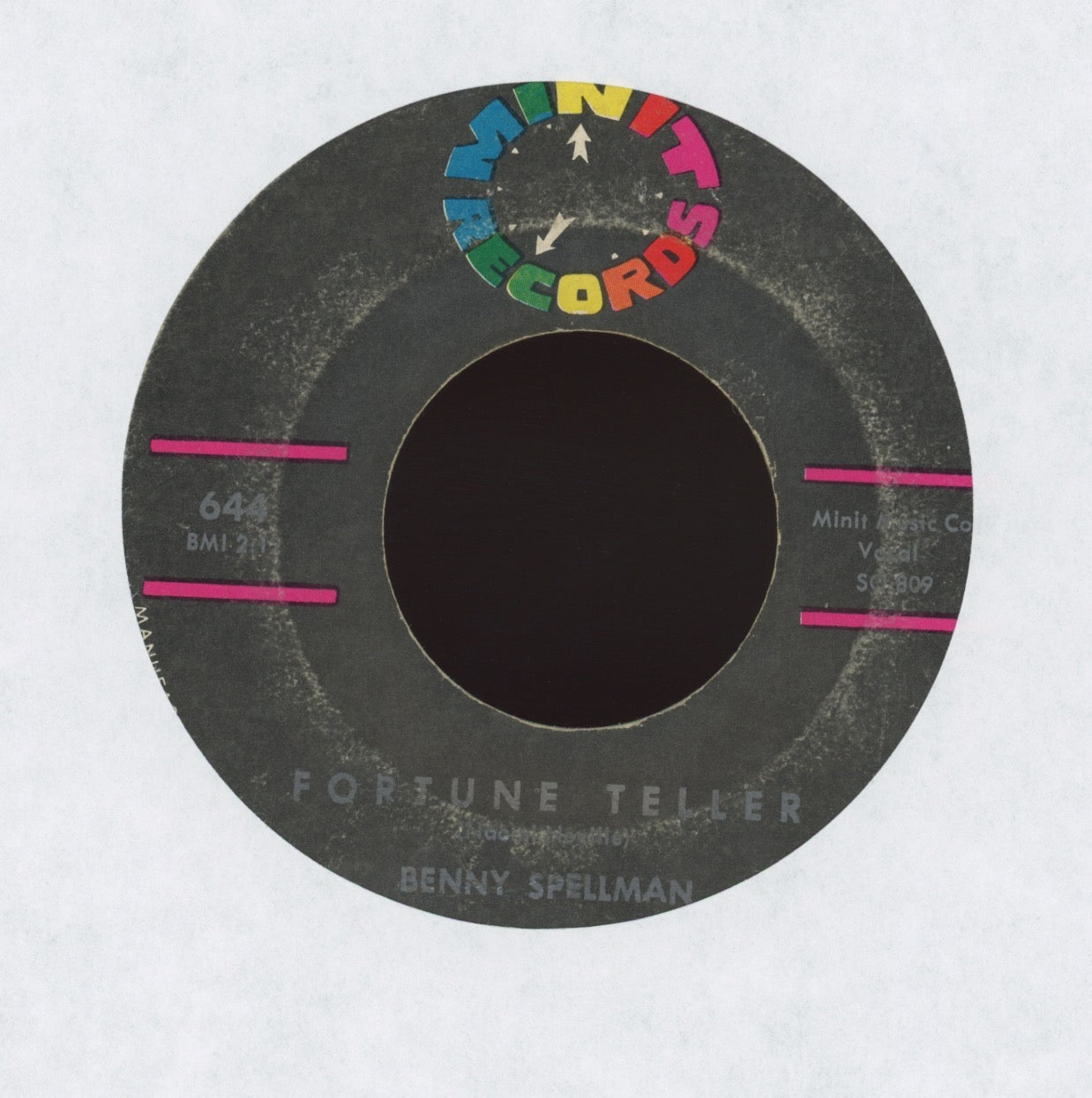 Benny Spellman - Fortune Teller on Minit Northern Soul 45