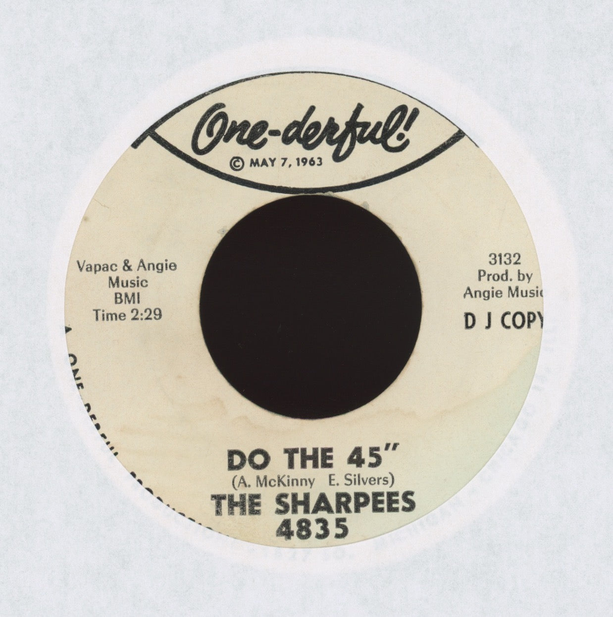 The Sharpees - Do The 45" on One-derful Promo Funk 45