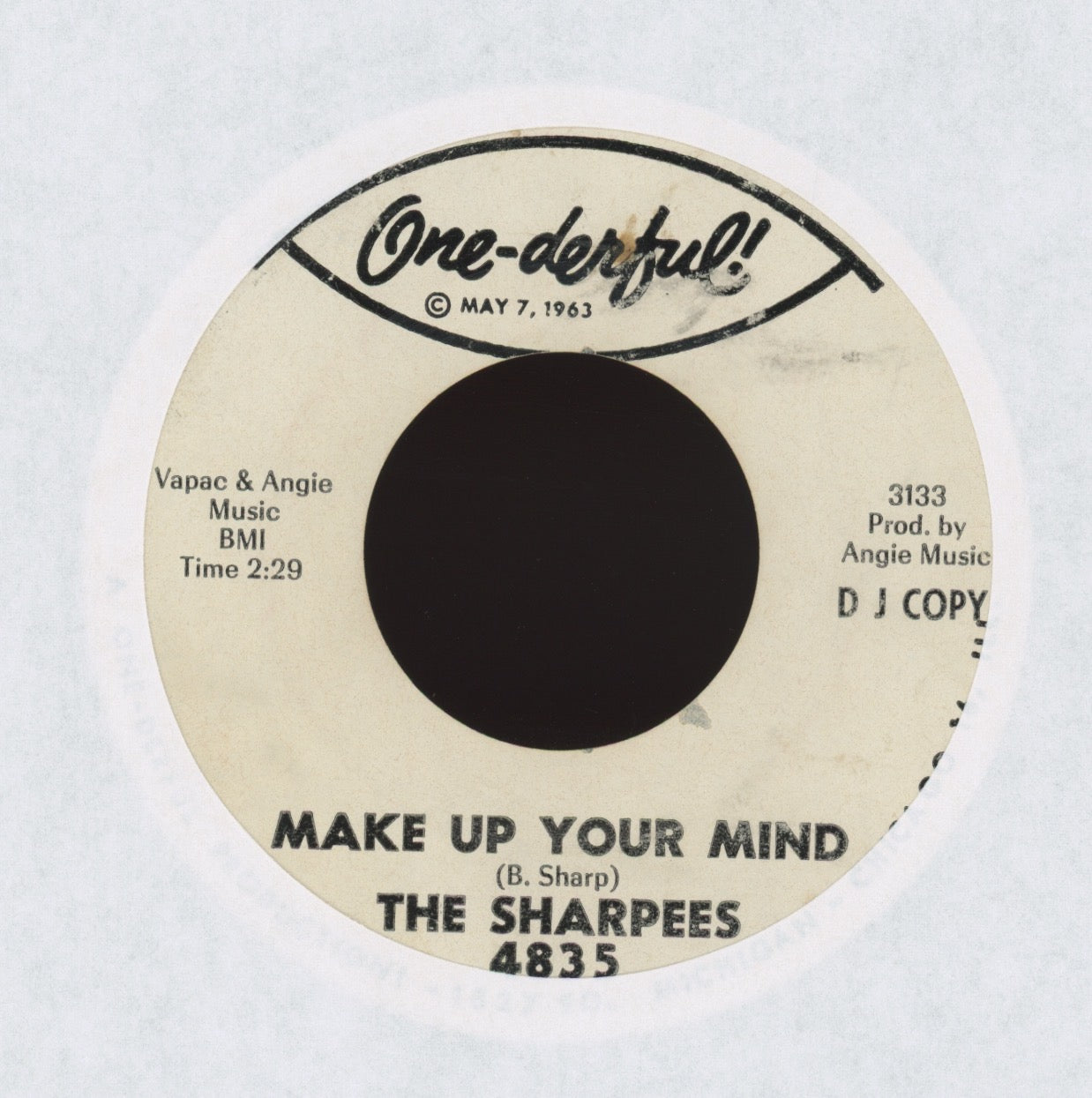 The Sharpees - Do The 45" on One-derful Promo Funk 45