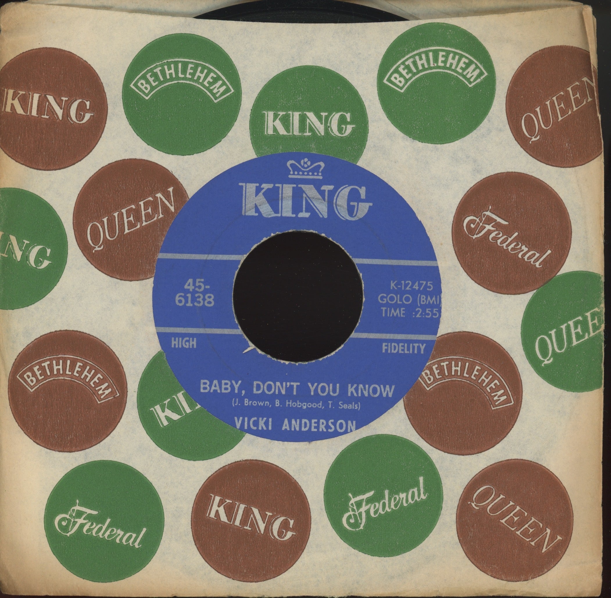 Vicki Anderson - Baby Don't You Know on King Funk 45