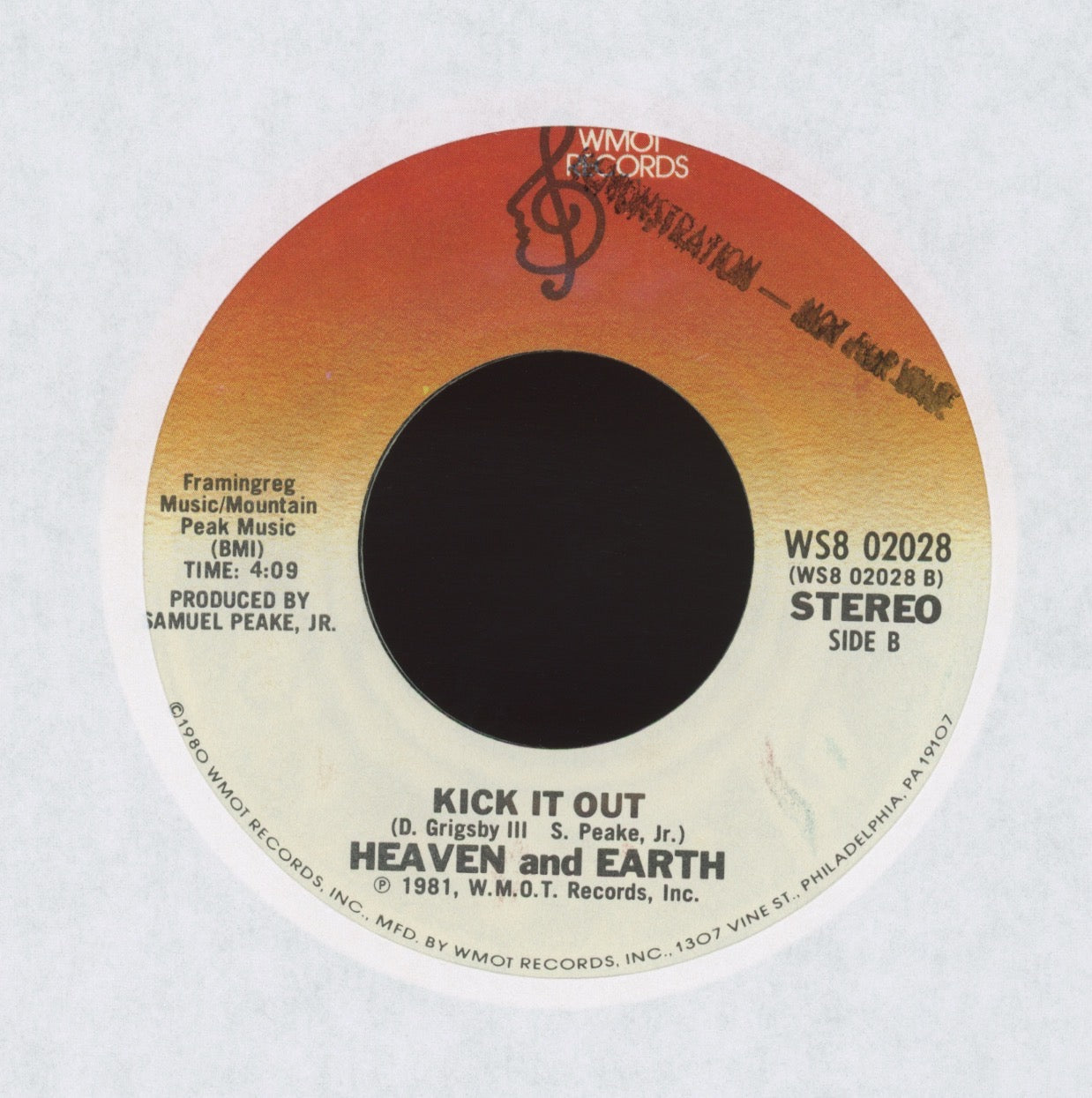 Heaven And Earth - I Really Love You on WMOT Modern Soul 45