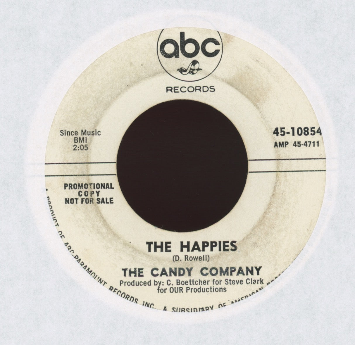 The Candy Company - Sugar Stone on ABC Promo Pop Rock 45