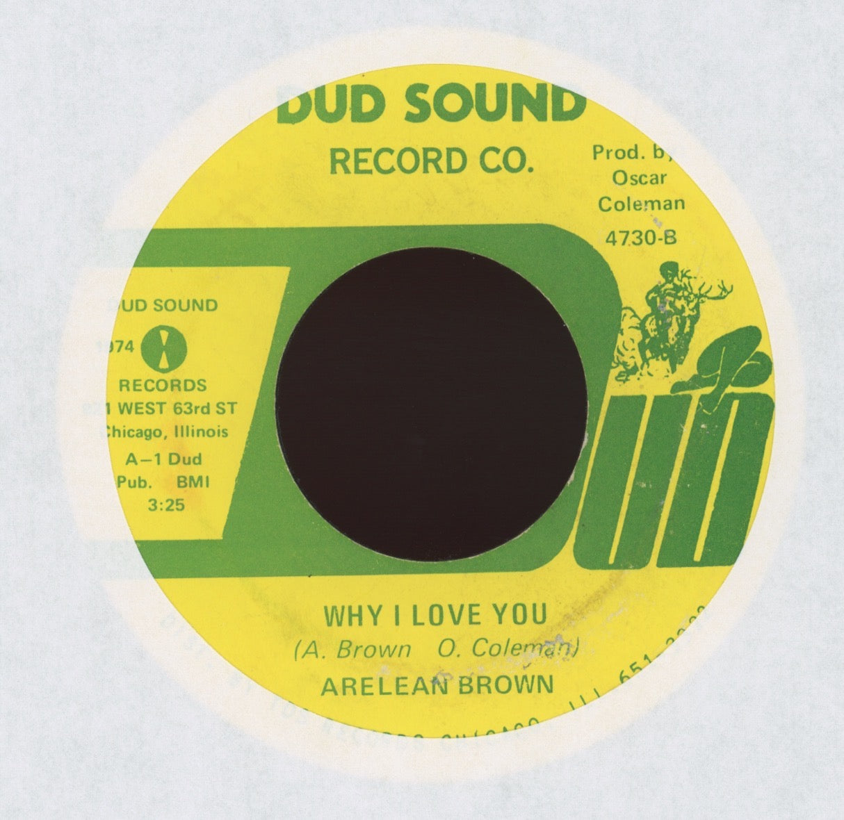Arelean Brown - I Am A Streaker on Dud Sound Funk 45