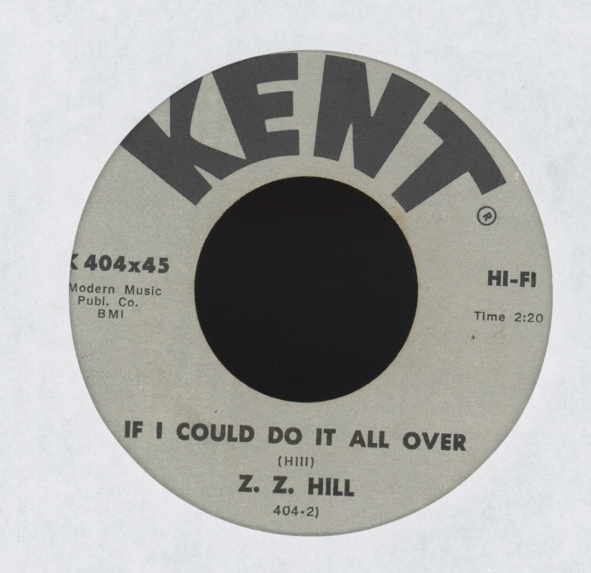 Z.Z. Hill - You Don't Love Me on Kent Northern Soul 45