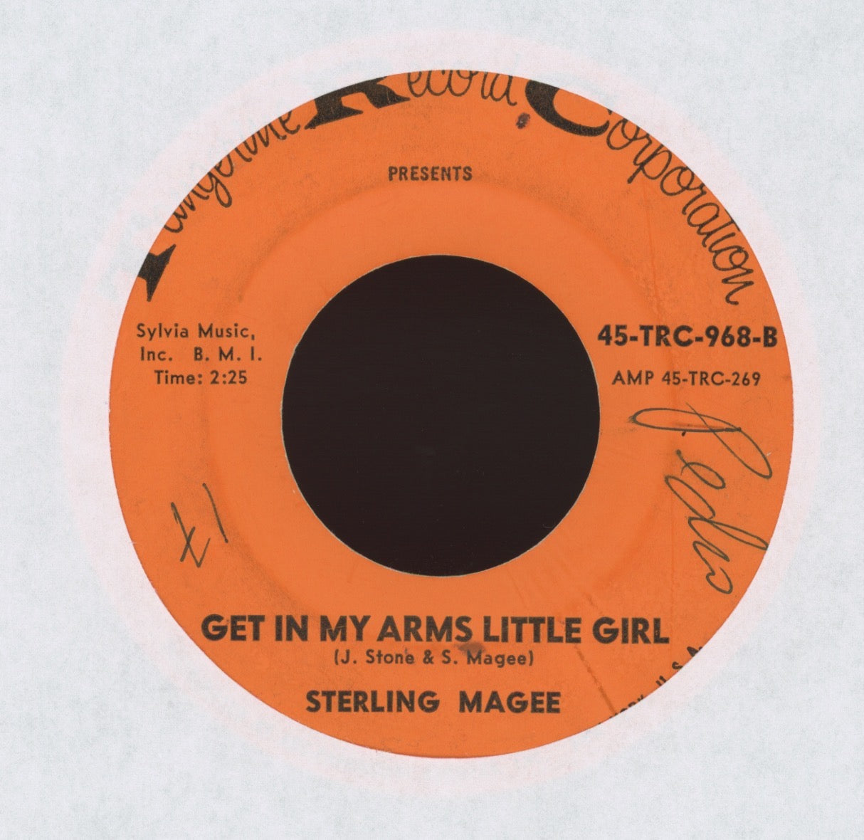 Sterling Magee - Oh She Was Pretty on Tangerine Soul Funk 45