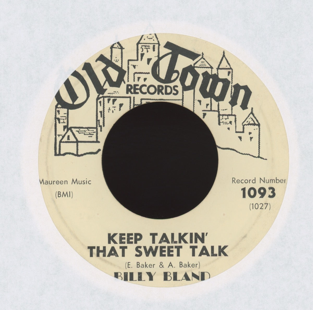 Billy Bland - Everything That Shines Ain't Gold on Old Town Promo R&B 45