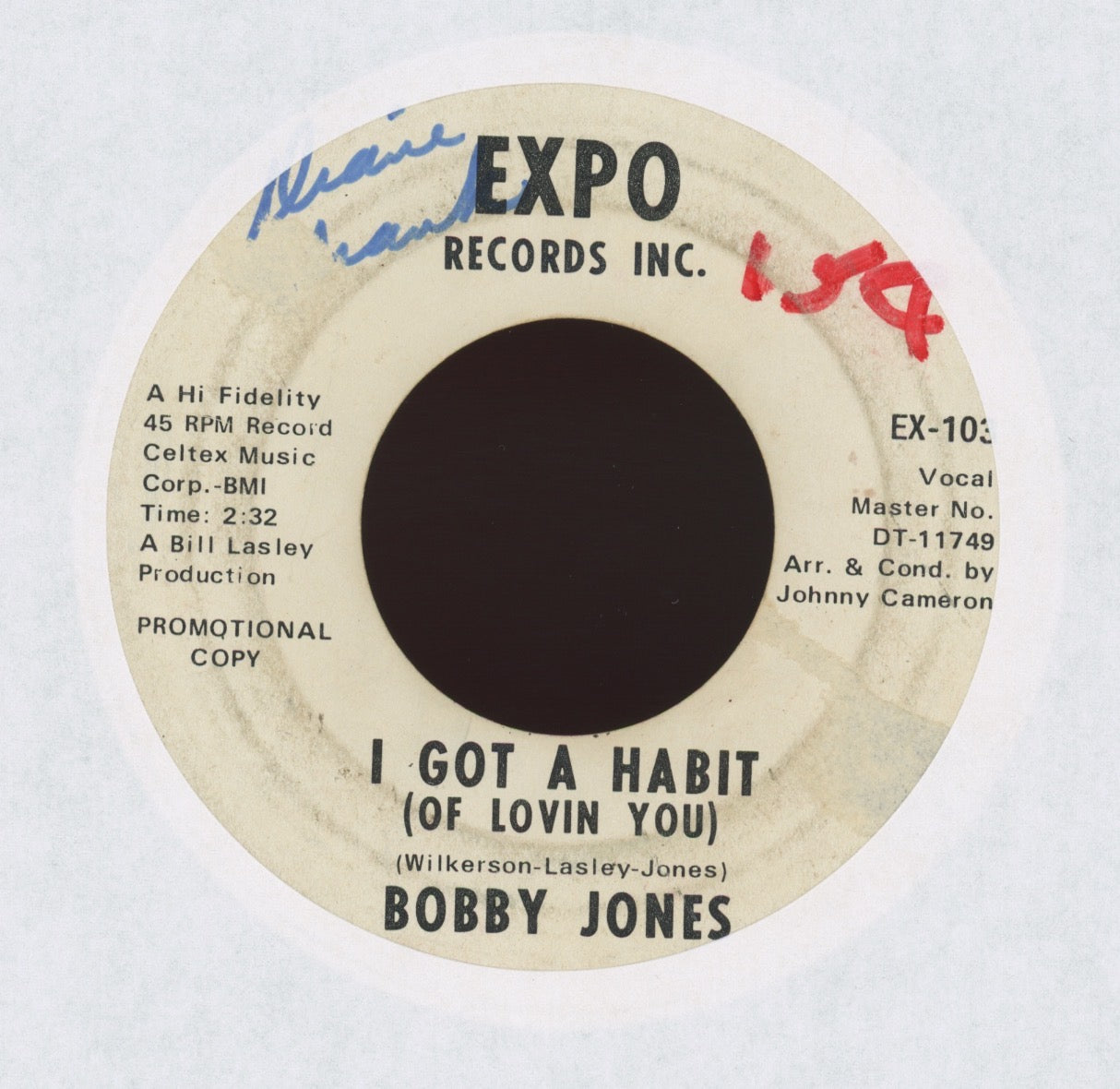 Bobby Jones - I Got A Habit (Of Lovin You) on Expo Promo Funk Soul 45