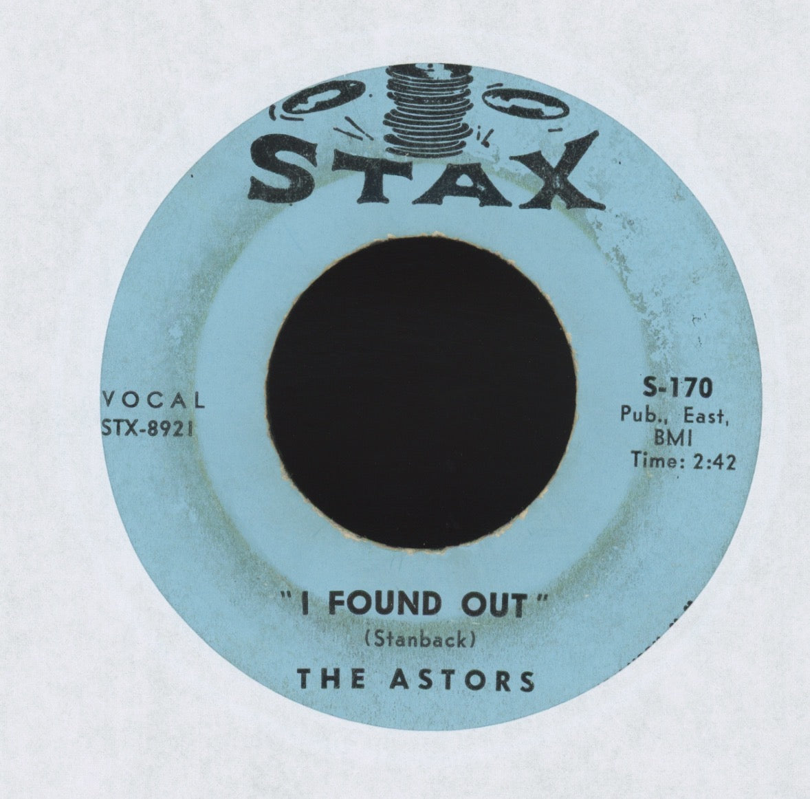 The Astors - Candy / I Found Out on Stax Northern Soul 45