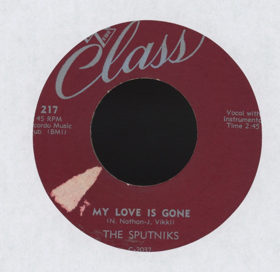 The Sputniks - Hey Maryann on Class R&B Doo Wop 45