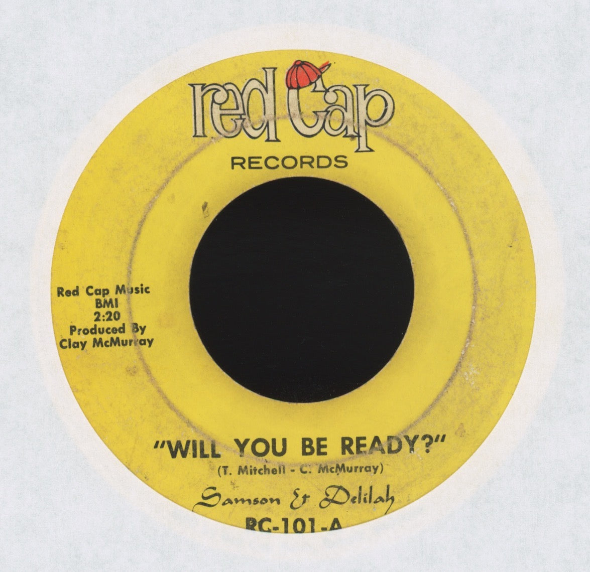Samson & Delilah - Will You Be Ready? on Red Cap Soul Funk 45