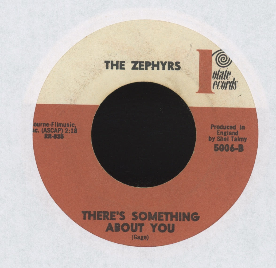 The Zephyrs - She's Lost You on Rotate Garage 45