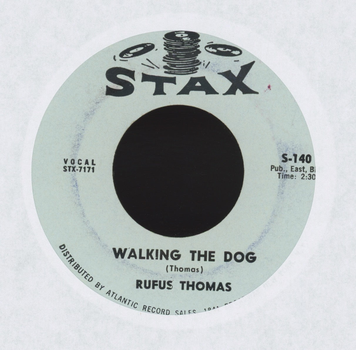 Rufus Thomas - Walking The Dog on Stax R&B 45