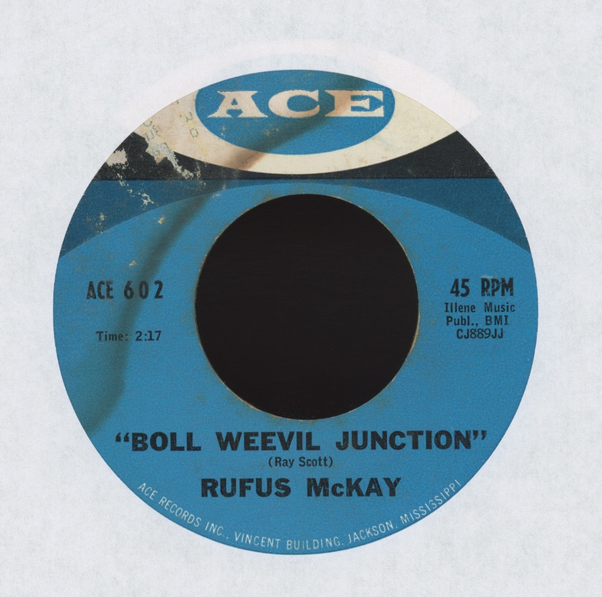 Rufus McKay - Boll Weevil Junction on Ace Rockabilly 45