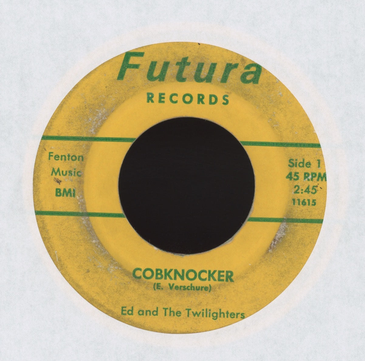 Ed And The Twilighters - Cobknocker on Futura R&B Popcorn 45