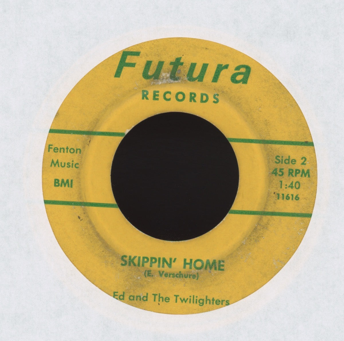 Ed And The Twilighters - Cobknocker on Futura R&B Popcorn 45