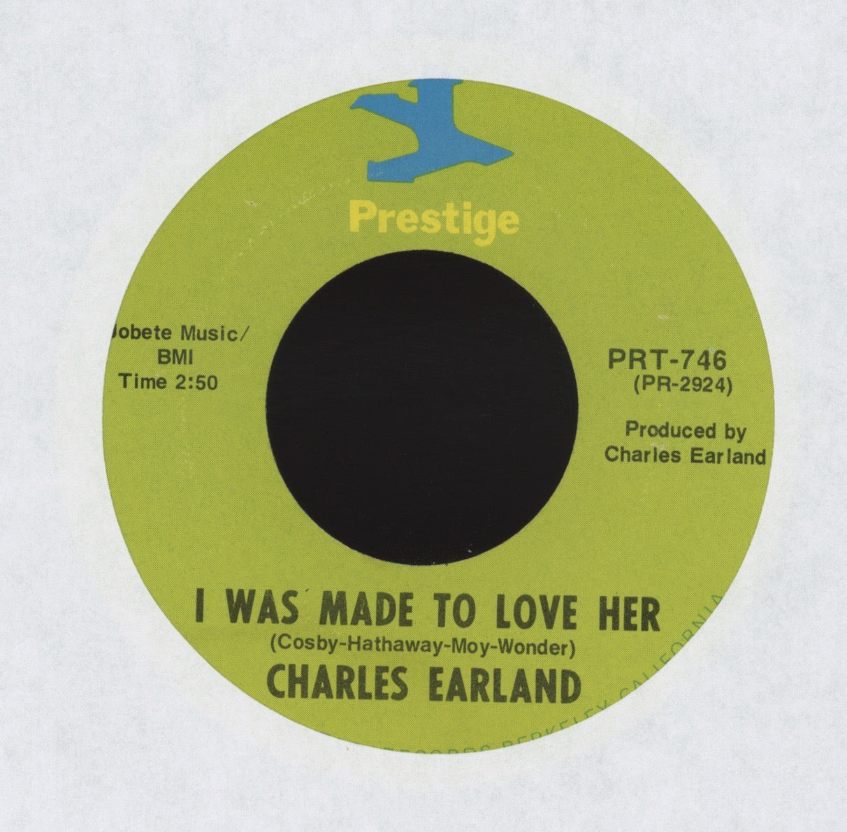 Charles Earland - One For Scotty on Prestige Jazz Funk 45