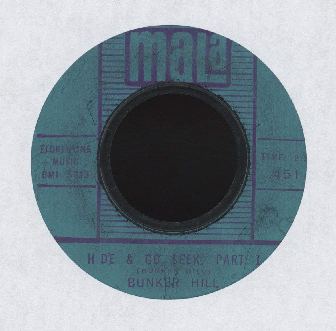 Bunker Hill - Hide & Go Seek on Mala R&B 45