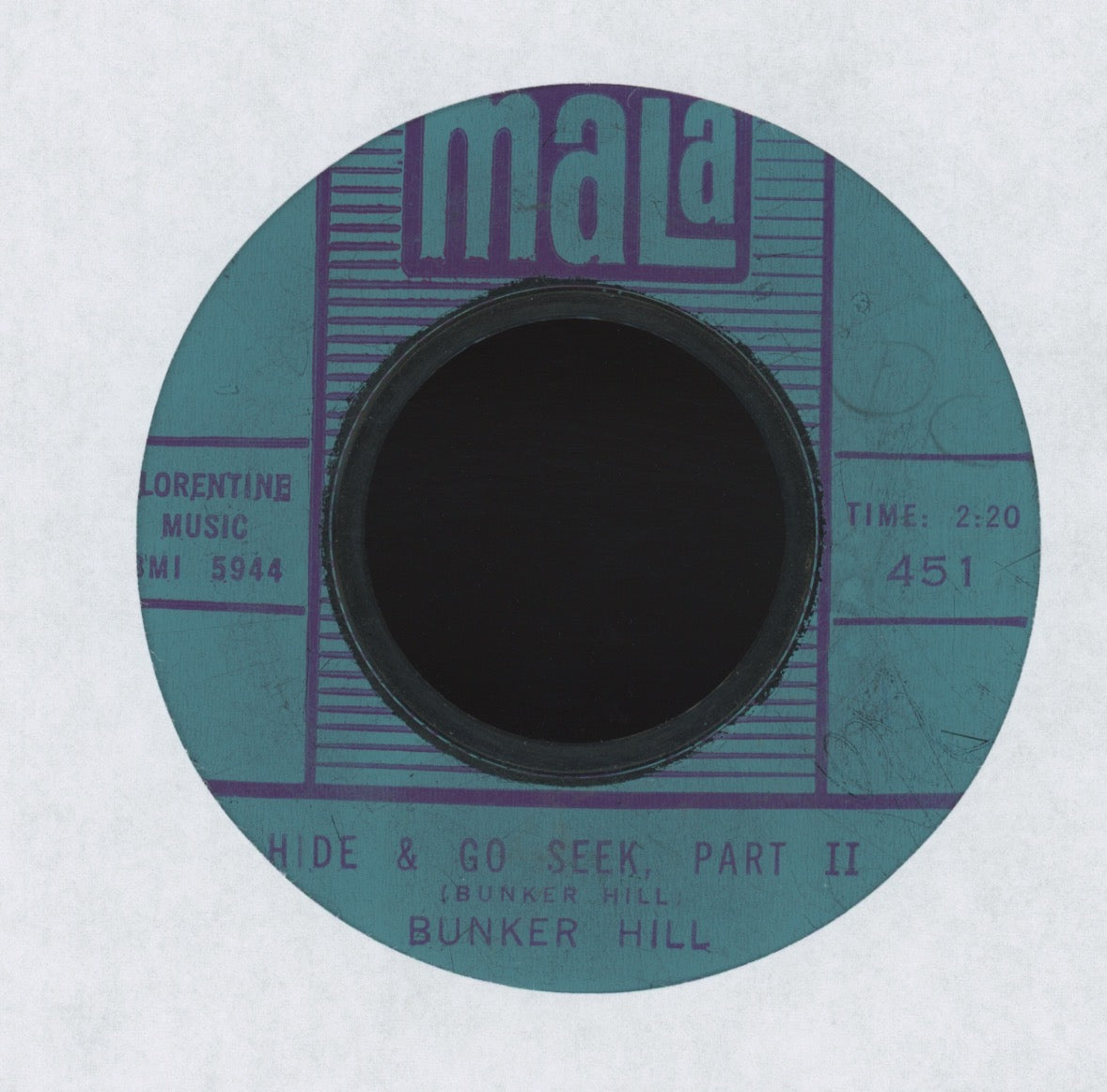 Bunker Hill - Hide & Go Seek on Mala R&B 45