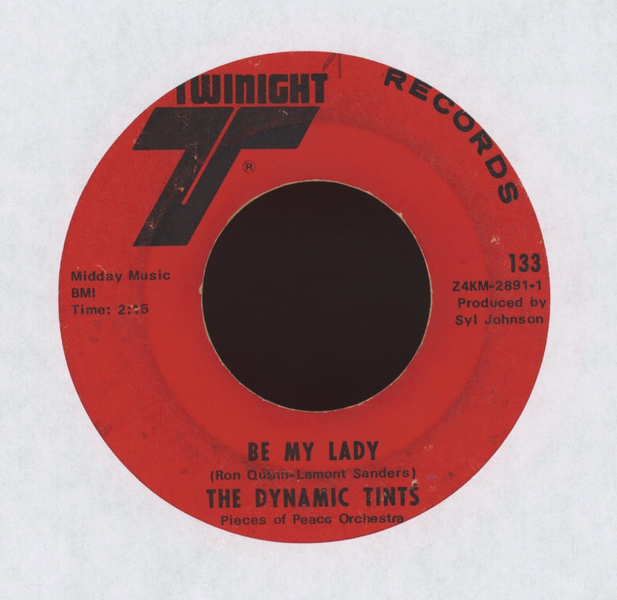 The Dynamic Tints - Be My Lady on Twinight Soul Funk 45