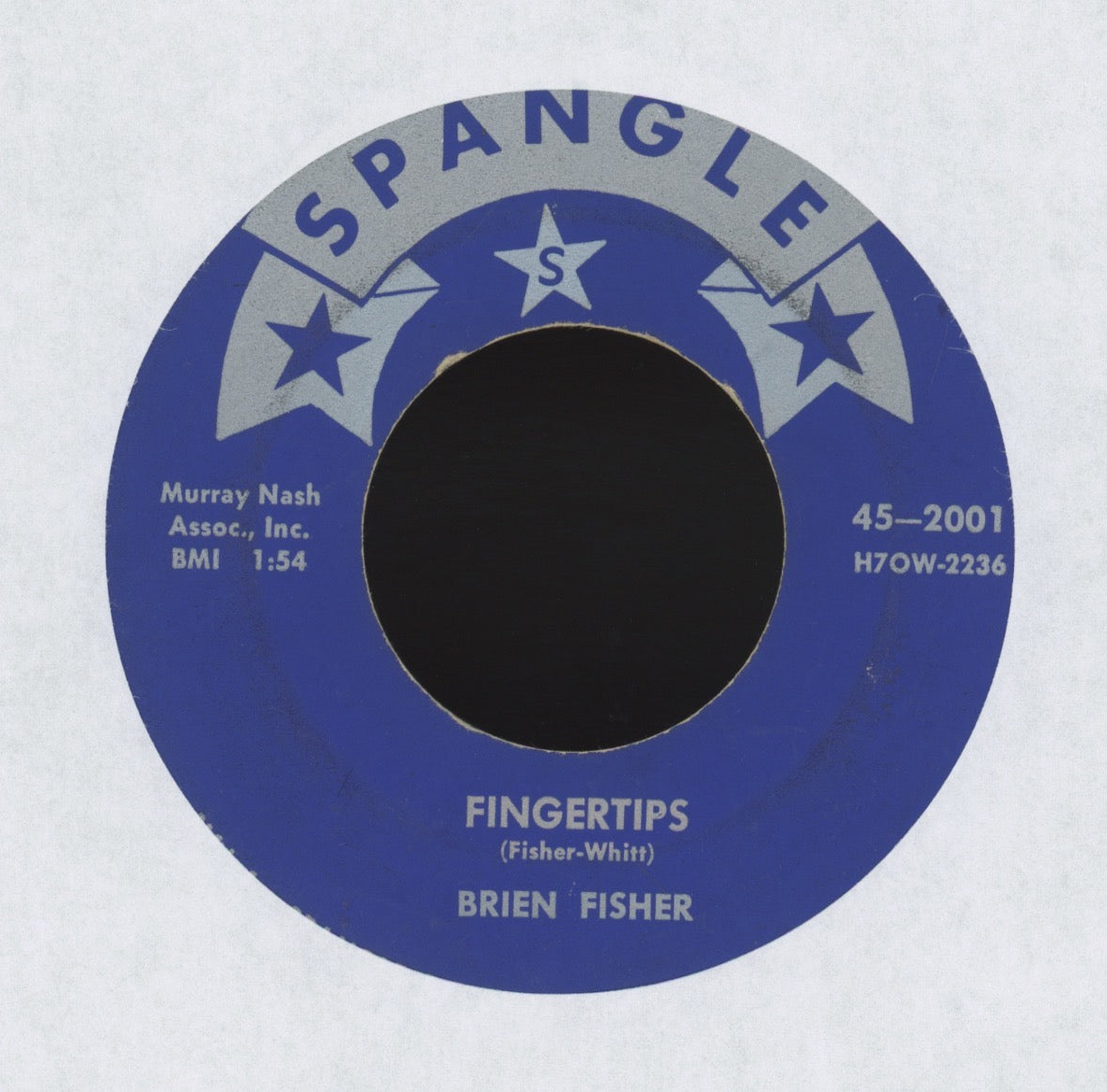 Brien Fisher - Fingertips on Spangle Rockabilly 45